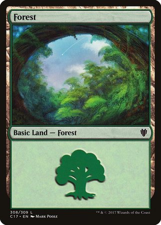 Forest (308) [Commander 2017] | Fandemonia Ltd