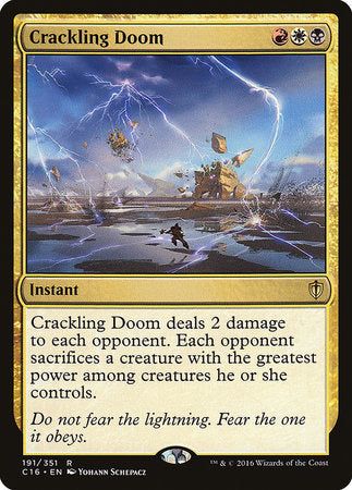 Crackling Doom [Commander 2016] | Fandemonia Ltd