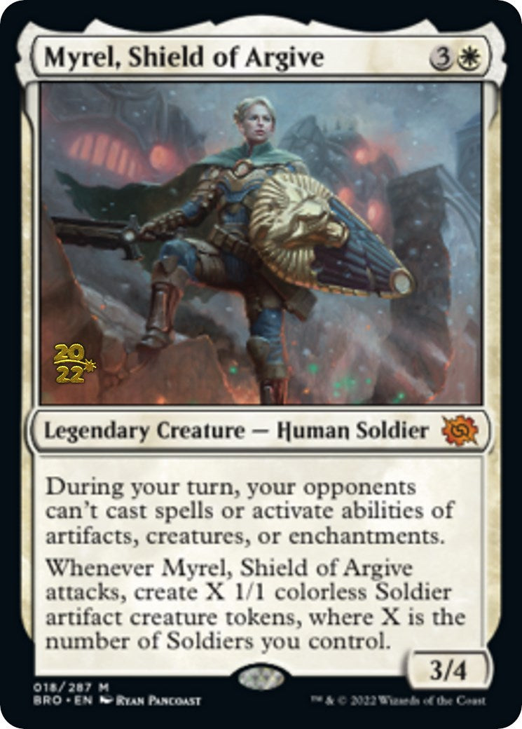 Myrel, Shield of Argive [The Brothers' War: Prerelease Promos] | Fandemonia Ltd