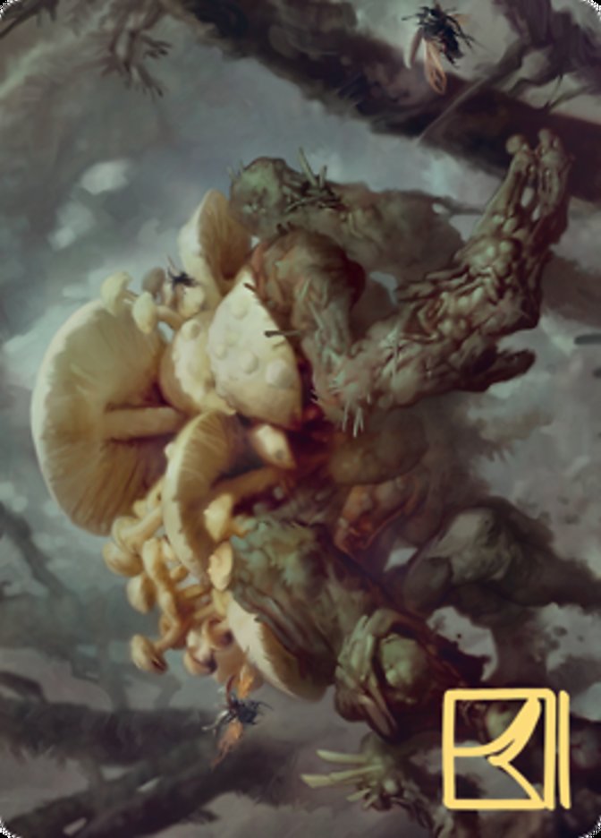 Swarm Shambler Art Card (Gold-Stamped Signature) [Zendikar Rising Art Series] | Fandemonia Ltd