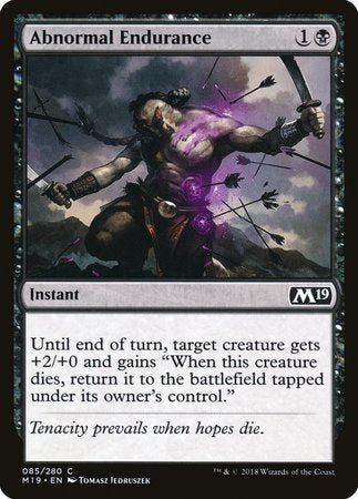 Abnormal Endurance [Core Set 2019] | Fandemonia Ltd