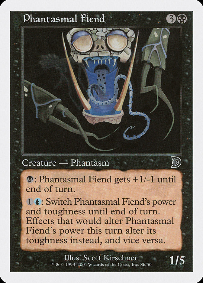 Phantasmal Fiend (Black Background) [Deckmasters] | Fandemonia Ltd