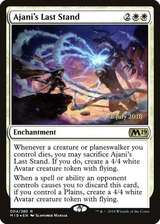 Ajani's Last Stand [Core Set 2019 Promos] | Fandemonia Ltd