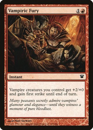 Vampiric Fury [Innistrad] | Fandemonia Ltd