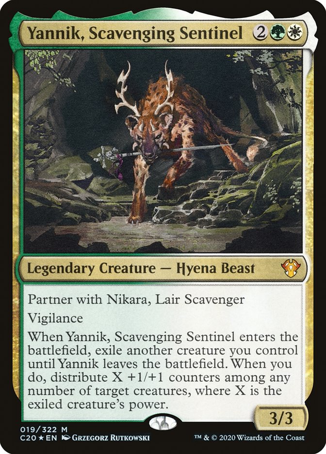 Yannik, Scavenging Sentinel [Commander 2020] | Fandemonia Ltd