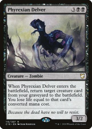 Phyrexian Delver [Commander 2018] | Fandemonia Ltd