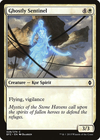 Ghostly Sentinel [Battle for Zendikar] | Fandemonia Ltd
