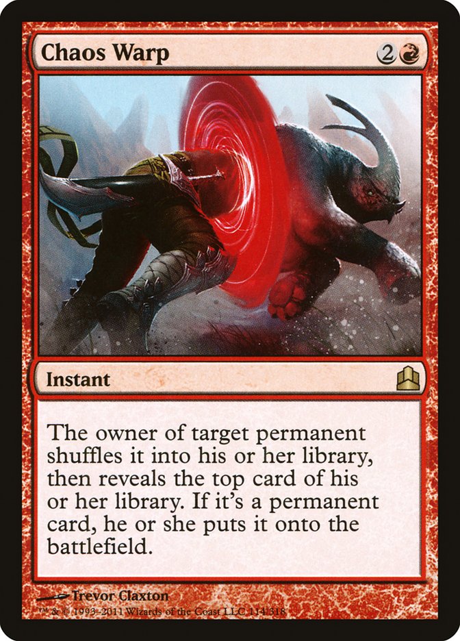 Chaos Warp [Commander 2011] | Fandemonia Ltd