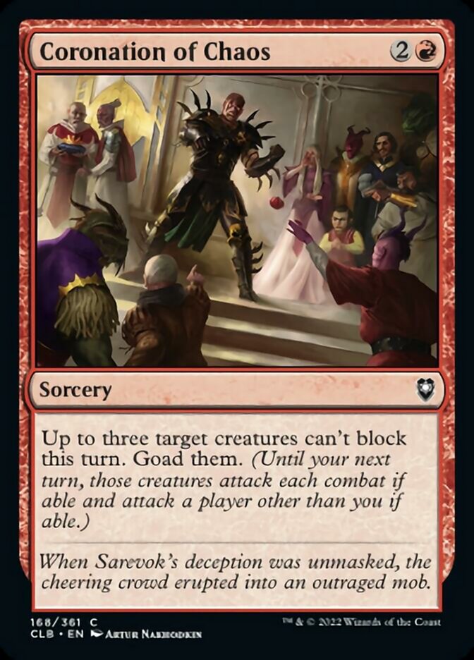 Coronation of Chaos [Commander Legends: Battle for Baldur's Gate] | Fandemonia Ltd