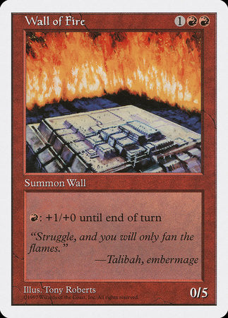 Wall of Fire [Fifth Edition] | Fandemonia Ltd