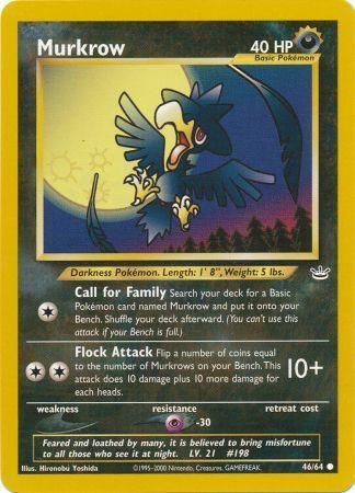 Murkrow (46/64) [Neo Revelation Unlimited] | Fandemonia Ltd