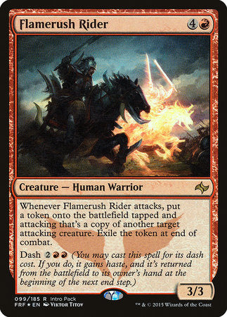 Flamerush Rider [Fate Reforged Promos] | Fandemonia Ltd