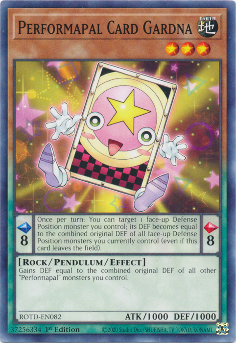 Performapal Card Gardna [ROTD-EN082] Common | Fandemonia Ltd