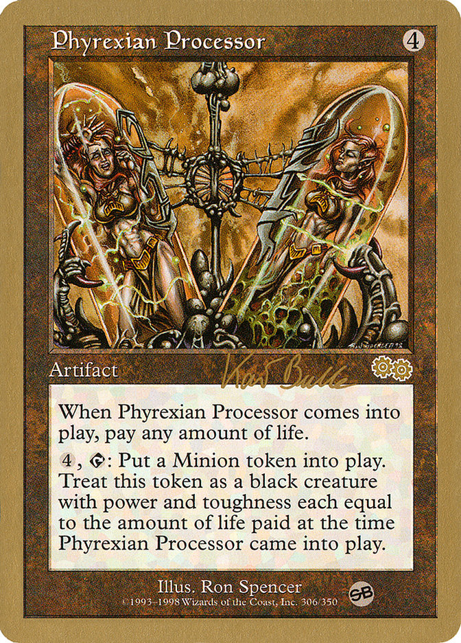 Phyrexian Processor (Kai Budde) (SB) [World Championship Decks 1999] | Fandemonia Ltd