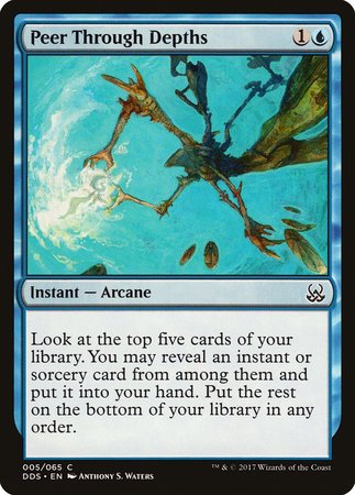 Peer Through Depths [Duel Decks: Mind vs. Might] | Fandemonia Ltd
