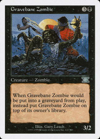 Gravebane Zombie [Classic Sixth Edition] | Fandemonia Ltd