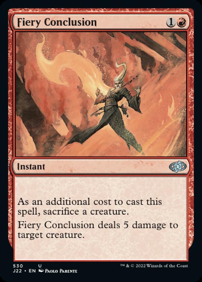 Fiery Conclusion [Jumpstart 2022] | Fandemonia Ltd