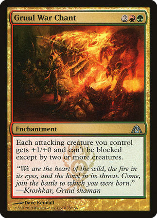 Gruul War Chant [Dragon's Maze] | Fandemonia Ltd