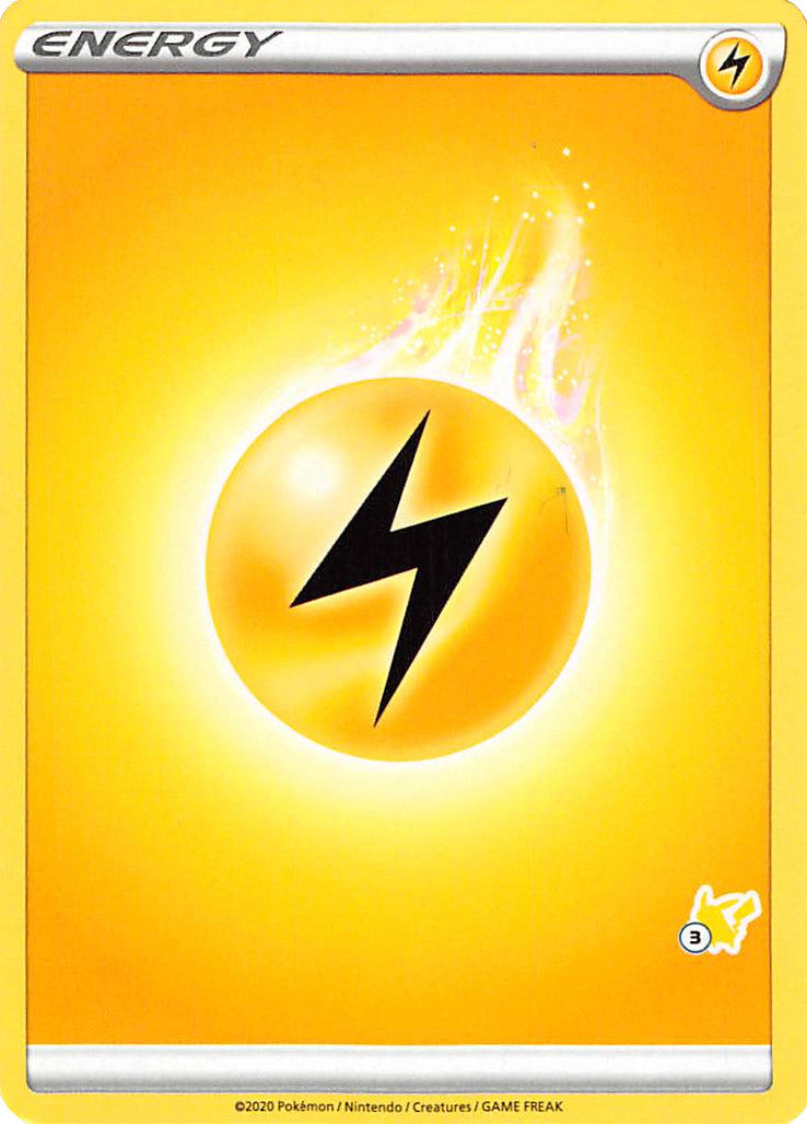 Lightning Energy (Pikachu Stamp #3) [Battle Academy 2022] | Fandemonia Ltd