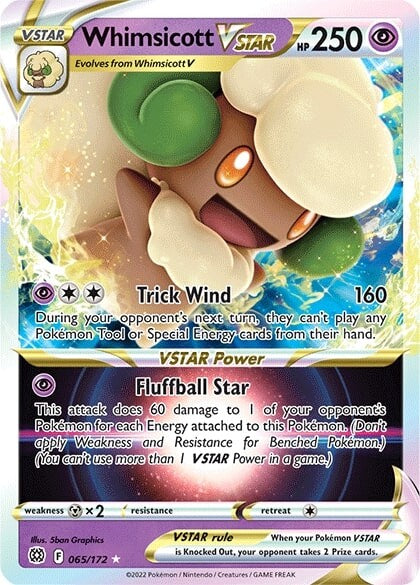 Whimsicott VSTAR (065/172) [Sword & Shield: Brilliant Stars] | Fandemonia Ltd