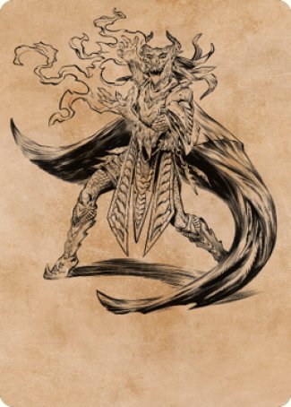 Livaan, Cultist of Tiamat Art Card [Commander Legends: Battle for Baldur's Gate Art Series] | Fandemonia Ltd