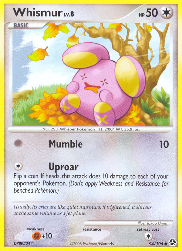 Whismur (94/106) [Diamond & Pearl: Great Encounters] | Fandemonia Ltd
