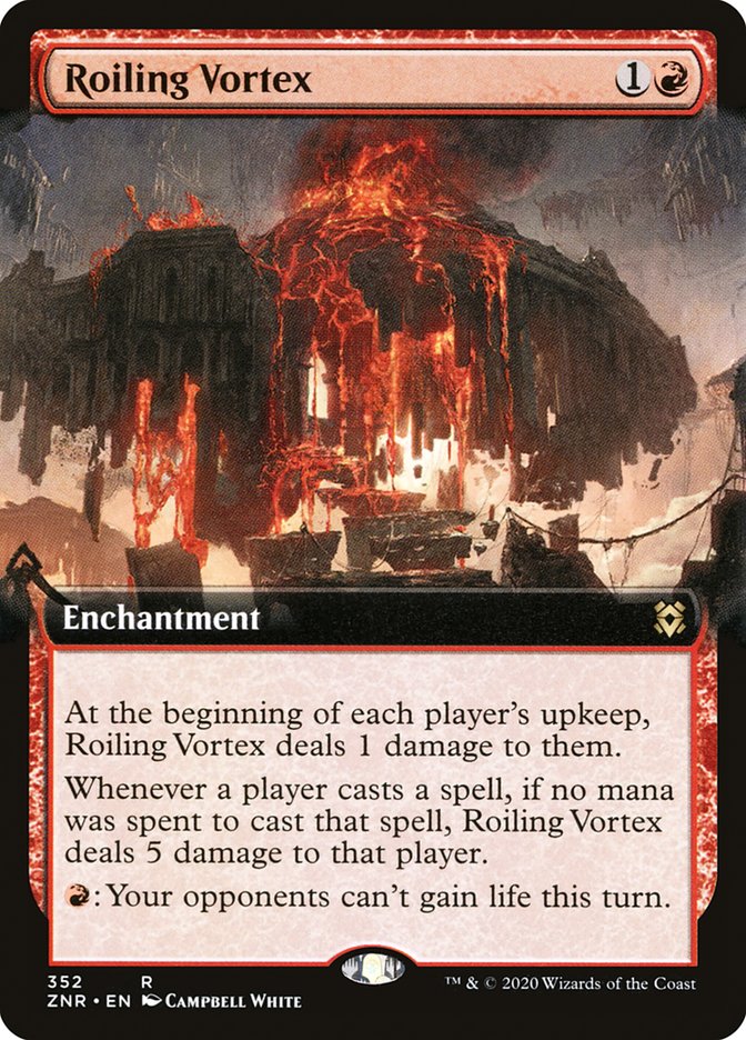 Roiling Vortex (Extended Art) [Zendikar Rising] | Fandemonia Ltd