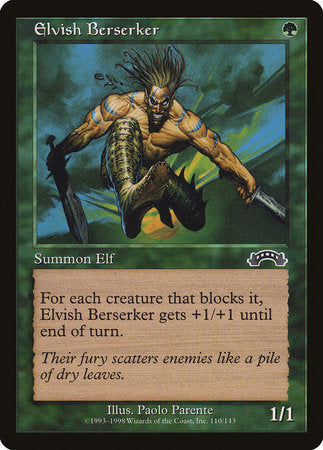 Elvish Berserker [Exodus] | Fandemonia Ltd