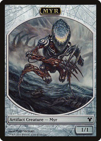 Myr // Spirit Double-Sided Token [Modern Event Deck 2014 Tokens] | Fandemonia Ltd