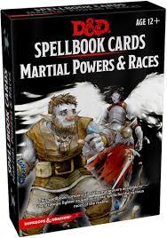 Spellbook Cards Martial Powers & Races | Fandemonia Ltd