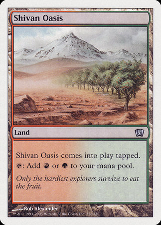 Shivan Oasis [Eighth Edition] | Fandemonia Ltd