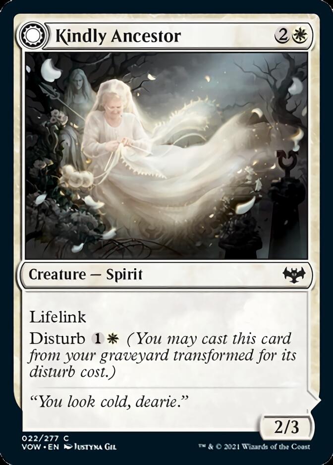 Kindly Ancestor // Ancestor's Embrace [Innistrad: Crimson Vow] | Fandemonia Ltd
