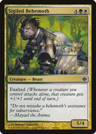 Sigiled Behemoth [Alara Reborn] | Fandemonia Ltd