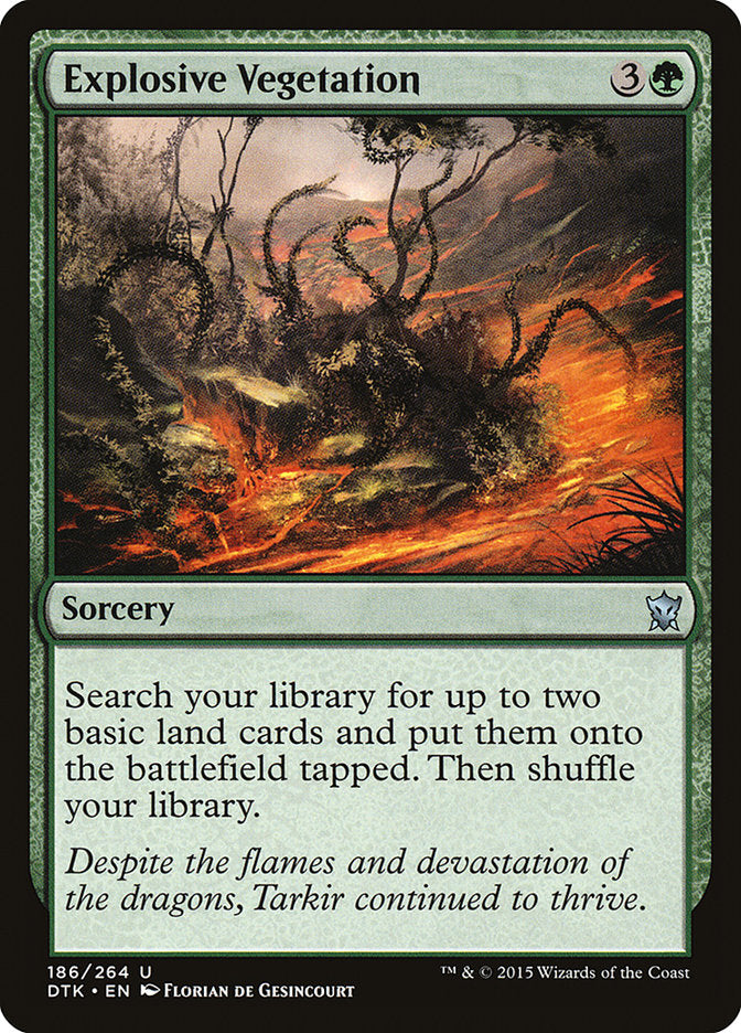 Explosive Vegetation [Dragons of Tarkir] | Fandemonia Ltd
