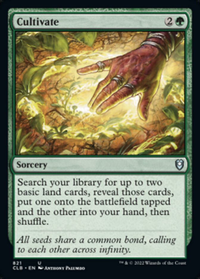 Cultivate [Commander Legends: Battle for Baldur's Gate] | Fandemonia Ltd