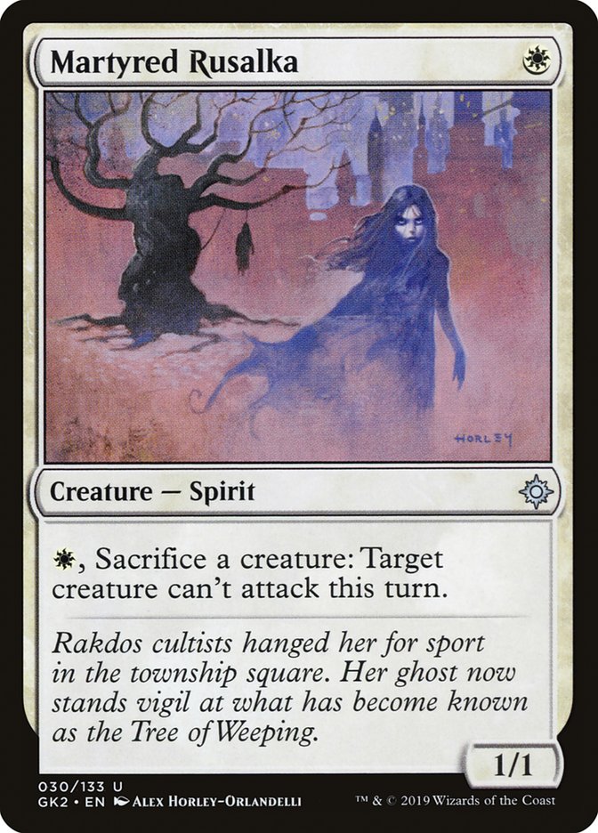 Martyred Rusalka [Ravnica Allegiance Guild Kit] | Fandemonia Ltd
