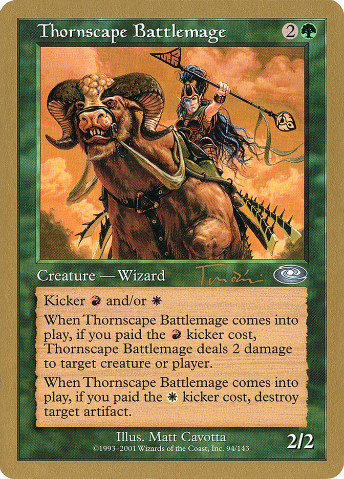 Thornscape Battlemage (Jan Tomcani) [World Championship Decks 2001] | Fandemonia Ltd