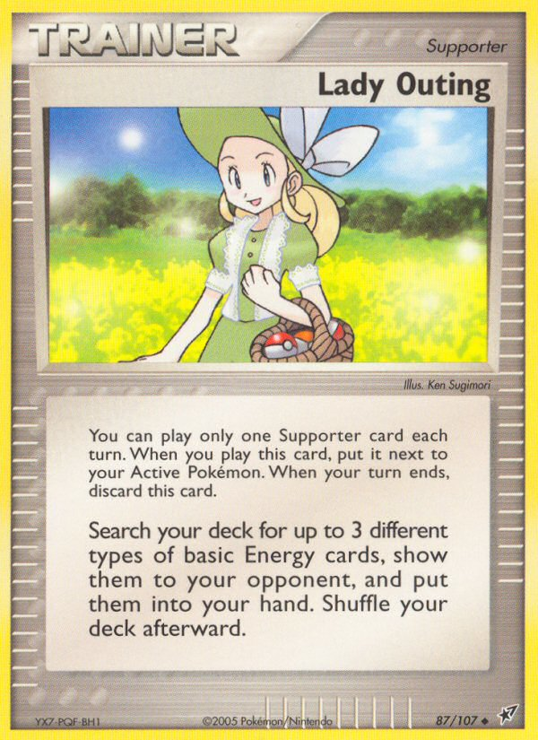 Lady Outing (87/107) [EX: Deoxys] | Fandemonia Ltd
