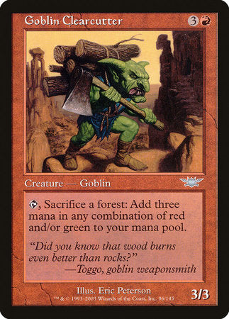 Goblin Clearcutter [Legions] | Fandemonia Ltd