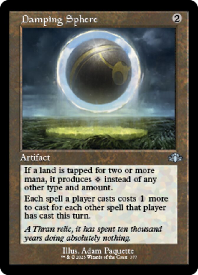 Damping Sphere (Retro) [Dominaria Remastered] | Fandemonia Ltd