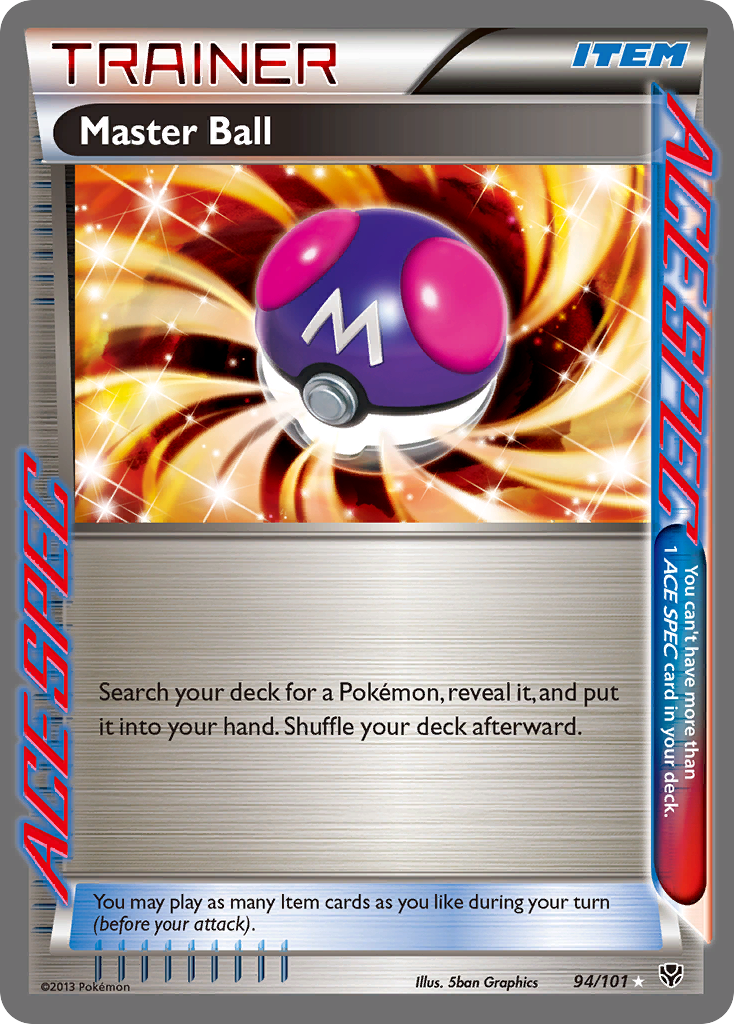 Master Ball (94/101) [Black & White: Plasma Blast] | Fandemonia Ltd