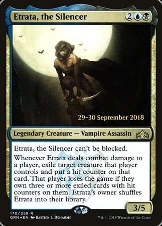 Etrata, the Silencer [Guilds of Ravnica Promos] | Fandemonia Ltd