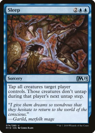 Sleep [Core Set 2019] | Fandemonia Ltd