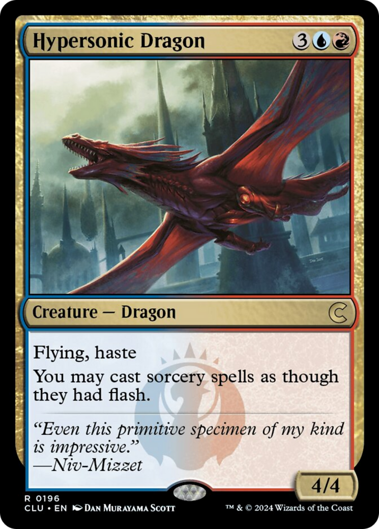 Hypersonic Dragon [Ravnica: Clue Edition] | Fandemonia Ltd