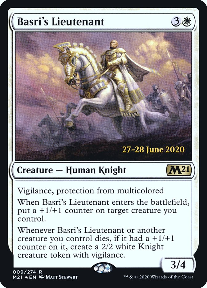 Basri's Lieutenant  [Core Set 2021 Prerelease Promos] | Fandemonia Ltd