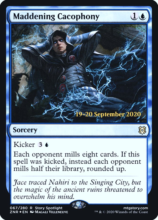 Maddening Cacophony  [Zendikar Rising Prerelease Promos] | Fandemonia Ltd