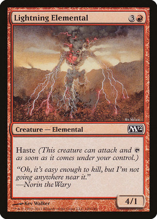 Lightning Elemental [Magic 2012] | Fandemonia Ltd