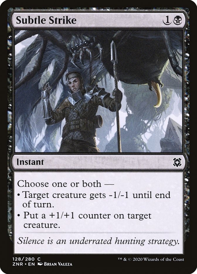 Subtle Strike [Zendikar Rising] | Fandemonia Ltd