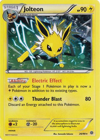 Jolteon (26/98) (Cosmos Holo) [XY: Ancient Origins] | Fandemonia Ltd