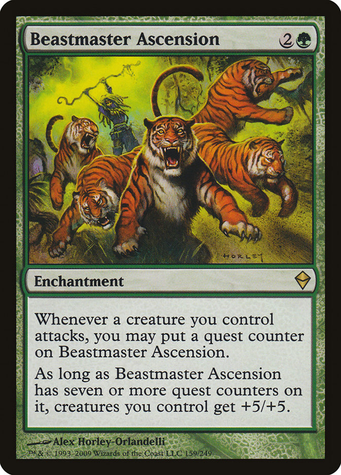 Beastmaster Ascension [Zendikar] | Fandemonia Ltd